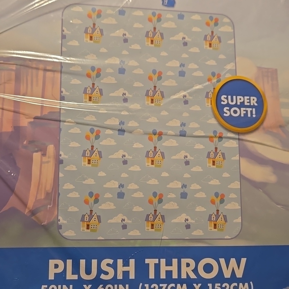 Pixar Up Plush Throw Blanket - 50in X 60 9in (127cm X 152cm)